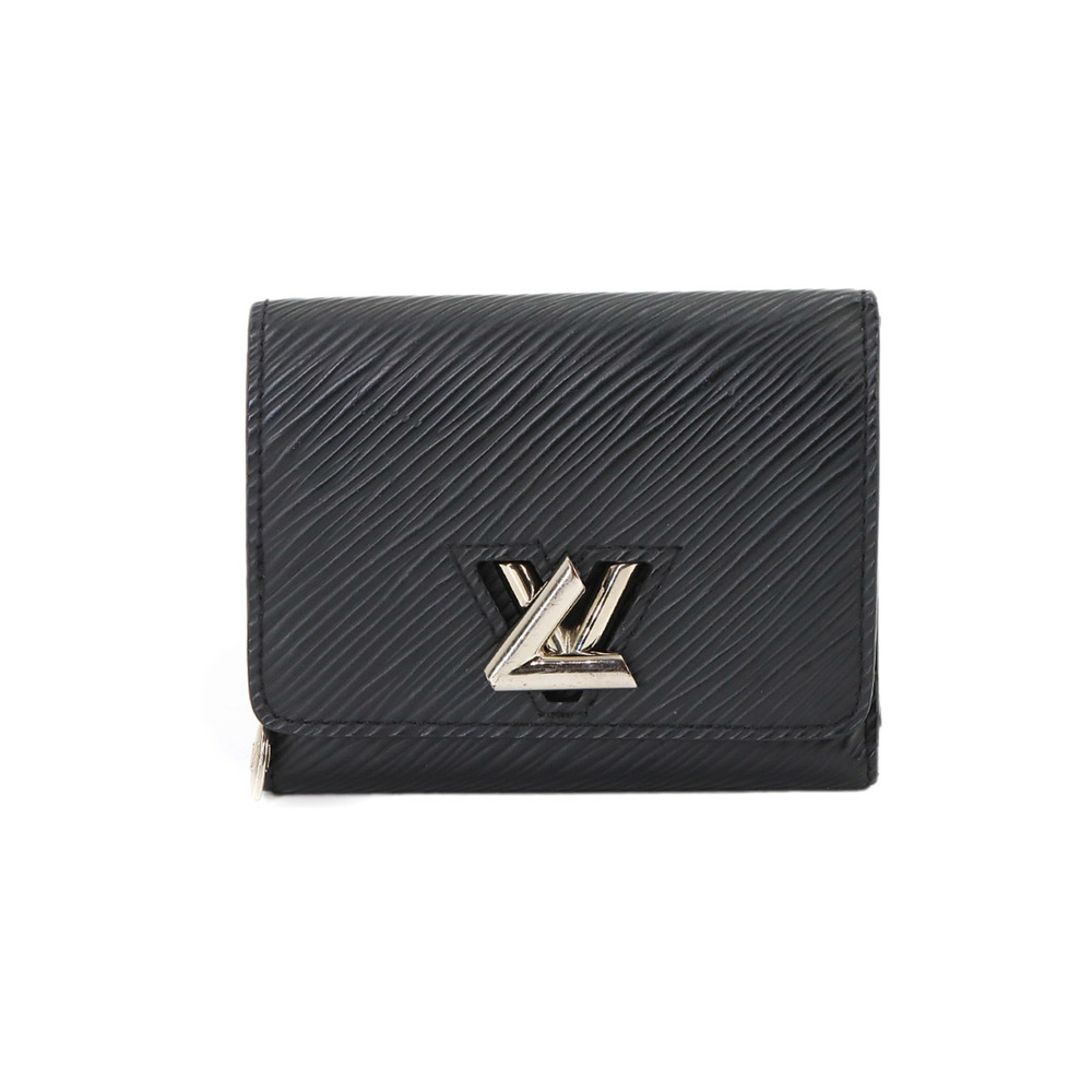 Louis Vuitton Epi Portefeuille Twist Compact XS Tri-fold Wallet, Leather, Noi...